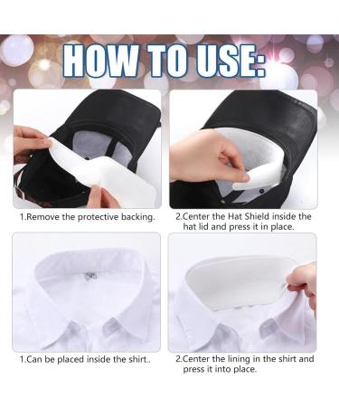 100 Pi ces Chapeau Sueur Doublure Golf Absorbant Sueur Pad Doux Chapeau Sueur Protecteur Jetable Casque Bandeau Anti-Transpiration - Buy Online on GoSupps.com