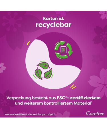 Kenvue Germany Carefree Panty Liners Plus normal with fresh scent super absorbent panty liners 5piece set 56 pieces per package - Buy Online on GoSupps.com