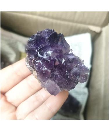 Crystal Natural Amethyst Geode Quartz Cluster Crystal Specimen Gifts Reiki Stones and Crystals Draw yuebang Natural Luster (Size : 180-200g) - Buy Online on GoSupps.com