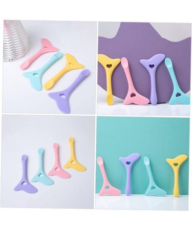 DRESSOOS Eyelashes Kit Eyeliner Aid Silicone Molds Eyeliner Stencils Reusable Eyeliner Applicator Tool Protection Spoon 11.7X5.9CM Violet - Buy Online on GoSupps.com