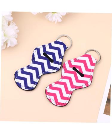  MERRYHAPY MERRYHAPY 5Pcs Wrist Key Ring Lip Gloss For Girls Clear Lip Gloss Neoprene Key Ring Lip Balm Keychain Key Rings For Women Handbag Hanging - Buy Online on GoSupps.com