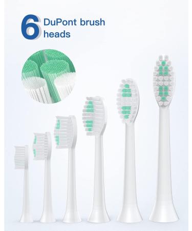Operan Electric Toothbrush for Adults and Kids - High Power Sonic Rechargeable Toothbrush | Smart Timer, 5 Modes, 6 Brush Heads, 40,000 VPM Motor | 6 Hours Fast Charge, 100 Days Usage - White - Buy Online on GoSupps.com