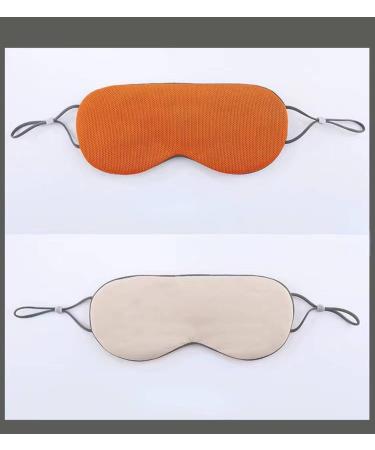 Warm & Cool Dual-Sided Sleeping Eye Mask - Unisex Breathable Travel & Office Shade | Wine Red - Buy Online on GoSupps.com