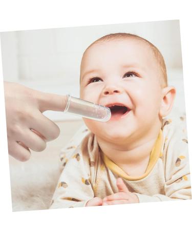 Minkissy 9-Piece Silicone Milk Toothbrush Set for Toddlers | Finger Toothbrushes for Children | Safe & Gentle Mouth Cleaning Brush - Buy Online on GoSupps.com