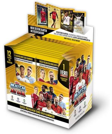 Topps Match Attax Full Box Contains 24 Packs - 288 Cards