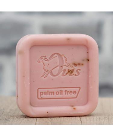  Hansen GmbH Ovis Square Soap without Palm Oil Rose 100g - Buy Online on GoSupps.com