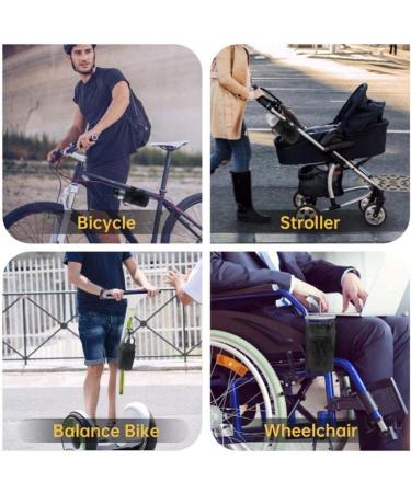 Cup Holder Roll Bar Cup Holder for Wheelchair Scooter Walker Rollator Bike and Boat Cup Drink Holder with Mesh Pockets and Straps - Buy Online on GoSupps.com