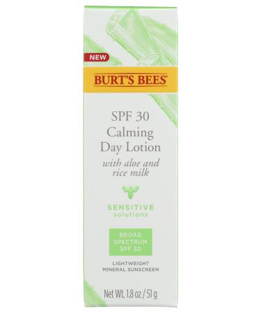 Burts Bees Calming Day Lotion SPF 30  1.8 OZ