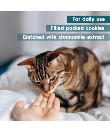 AmeizPet Calming Cat Treats - Healthy 65g (2.3oz) for Stress Relief | Buy Now for Happy Cats - Buy Online on GoSupps.com