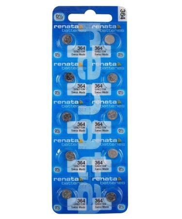#364 Renata Watch Batteries 10Pcs