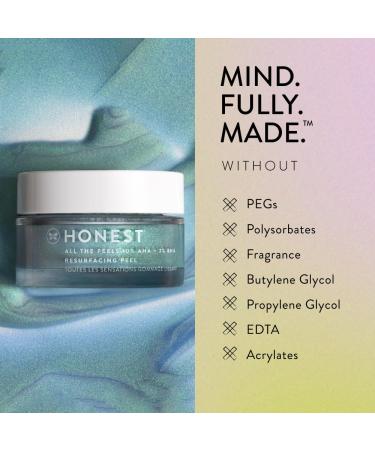 Honest Beauty All the Feels Resurfacing Peel | 10% AHA + 2% BHA Exfoliator | Vegan & Cruelty-Free | Renew Your Skin 1.7 oz - Buy Online on GoSupps.com