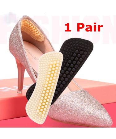 Buy Massage Silicone Insoles - Non-Slip Shoe Cushions Heel Inserts & Foot Protection - Black 5mm for Optimal Comfort - Buy Online on GoSupps.com