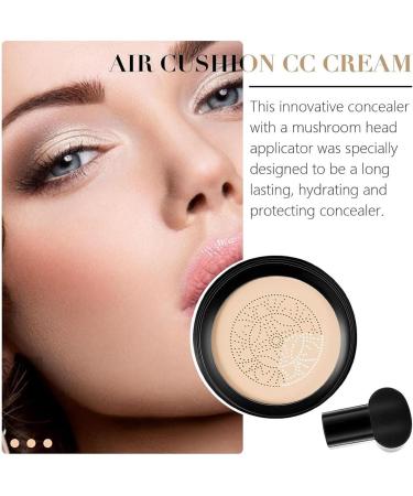 GDSAFS New Mushroom Head Air Cushion CC Cream 2024 Upgrade Air Cushion CC Cream Mushroom Head BB Cream Face Make Up Long Lasting Matte Moisturizing Concealer (Natural 2PCS) 2PCS Natural - Buy Online on GoSupps.com