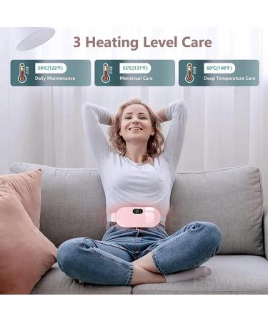 Period Heating Pillows & Menstrual Cramps Massage Device | 3 Heat Levels & Vibration Modes for Pain Relief - Ideal for Women & Girls - Buy Online on GoSupps.com