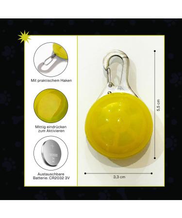Shop Avida Zen Flashing Light Schoolbag for Kids | Fluorescent Dog Trailer & Reflector Set - 8 Light Modes for Safety on the Go - Buy Online on GoSupps.com