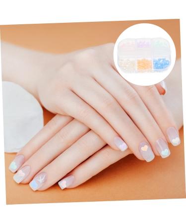 FRCOLOR 5 Boxes Nail Heart-Shaped Ornaments Manicure Set Manicure Nail Studio Accessories Beautiful Cuddly Unimate Amorita Gradient Decorations Nail Accessories Charm Miss Decorate Resin - Buy Online on GoSupps.com