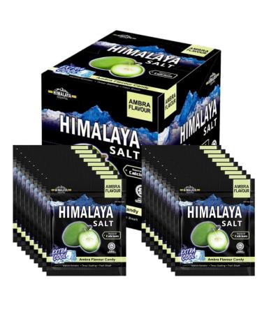 Himalaya Sports Ambra Mint Candy - Pack 12 sachets de 15 g - Bonbons la menthe au sel rose - Sachets individuels - Go t sucr -sal rafra chissant