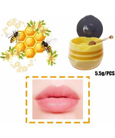 2 Pack Bee Lip Balm for Honey Jar Honey Strawberry Propolis Moisturizing Hydrating and Preventative Exfoliating for Dry Cracked Lips (B) - Buy Online on GoSupps.com
