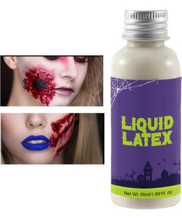 Liquid Latex Body Paint 50ml Liquid Latex Cosmetic Product | Realistic Material for Scars Halloween Makeup Themed Events Photography Models - Buy Online on GoSupps.com