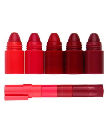 Lip Gloss Sent 5 Colors Popular Lipstick Waterproof Ink Lip Gloss High Impact Lipcolor With Moisturizing Creamy Formula Lip Care And Lip Base Make Up Womens Makeup One Size A