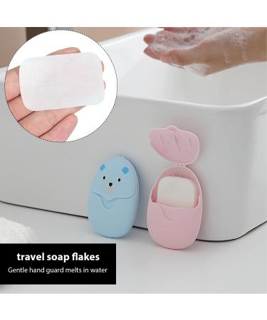 Travel Tire Flakes - 3 Box Set with 40 Refill Packs | Portable Soap Flakes for Camping & Travel - Fragrance Foaming Hand Disinfectant - Buy Online on GoSupps.com