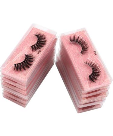 UAMOU Messy Eyelashes 3d Mink Lashes Mink Eyelashes Natural Soft cilios False Eyelashes Make up False Lashes In Bulk Cheerfully (Color : 100 PAIRS PINK) - Buy Online on GoSupps.com