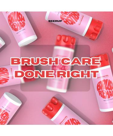 SEERUP Brush Rehab - Makeup Brush Cleaner Liquid Solution- 300ml Unique Formula - Removes Make up Dead Skin Bacteria and Dirt from your Makeup Brushes - Vegan Cruelty-Free Fast Drying Easy to Use - Buy Online on GoSupps.com