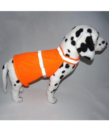 Alcyoneus Adjustable Reflective Dog Vest | Fluorescent Orange Hunting Safety Vest for Dogs - Buy Online on GoSupps.com