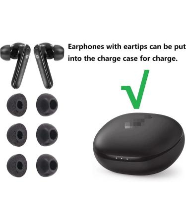 BLLQ Memory Foam Earplugs for Anchor Soundcore P2/P3 - Perfect Fit Comfortable Noise Isolation LMS 3 Sizes Black SC - Buy Online on GoSupps.com