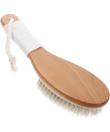 Beavorty Exfoliating Back Scrubber with Wooden Handles Bath Body Scrubber Exfoliator Body Washing Loofah Sponge Shower Mitt Tools Bathroom Accessories for Men Women - Buy Online on GoSupps.com