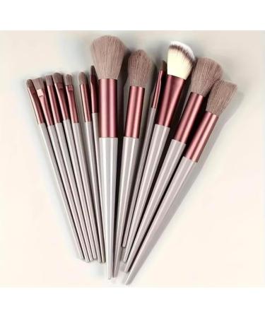 makeup brush set 13 piece & detangle hair brush perfect for a gift stocking filler girls gift or christmas or treat your self! Mocha - Buy Online on GoSupps.com