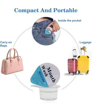 Fengyang 2Box Jelly Cup Mouthwash - Travel Size for Fresh Breath & Healthy Teeth | Clear Bad Breath & Restore Oral Health - Buy Online on GoSupps.com