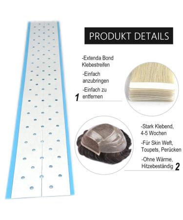 Walker Tape - 3 Bonding Strips for Extensions | Sensitive Skin Adhesive Tabs - 3.8x30cm | International Shipping Available - Buy Online on GoSupps.com