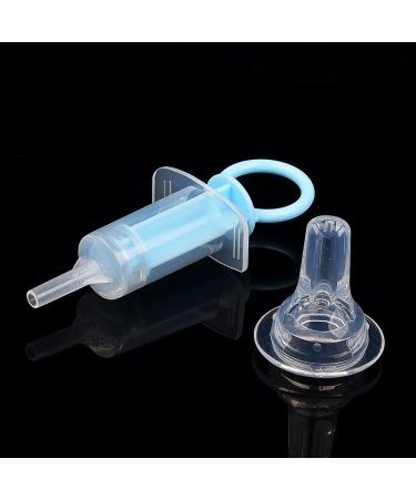 JNAWA 3Pcs Baby Oral Feeding Syringe Silicone Feeder with Liquid Inlet at Both Sides Choke-Proof Nipple Feeder Infant Syringe Feeder - Buy Online on GoSupps.com