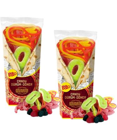 Look-O-Look Candy Durum Doner Sweets 100g - doner wrap sweets - Pack of 2 - Buy Online on GoSupps.com
