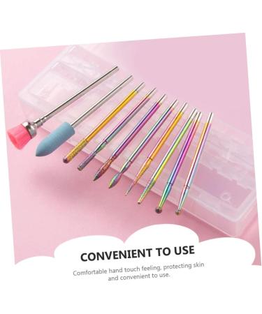 POPETPOP 1Set Alloy grinding head acrylic nail art tools carbide cuticle remover bits Nail Drill Bits acrylic nail tools Manicure Drill Bit diamond Tungsten steel alloy cell phone - Buy Online on GoSupps.com