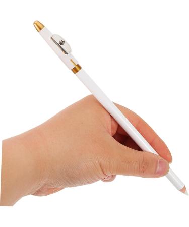 Mikinona 12pcs Eyebrow Pencil Sharpener Eyebrow Pencils Brow Pencil for Makeup Women Brow Pencil White Wooden - Buy Online on GoSupps.com