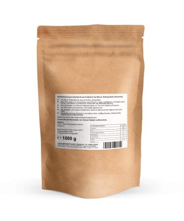 Sodium Hydrogen Carbonate Powder - 1000g Natron E500 - Food Grade Baking Soda - 100% Vegan No Additives - Ideal for Baking & Cleaning - Buy Online on GoSupps.com