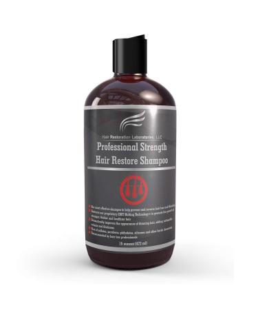 Hair Restoration Laboratories Professional Strength Hair Restore Shampoo | Biotin Shampoo for Hair Loss | Key Ingredients Stimulate and Nourish Hair for Men & Women | Hair Thinning Shampoo, 16 Fl Oz