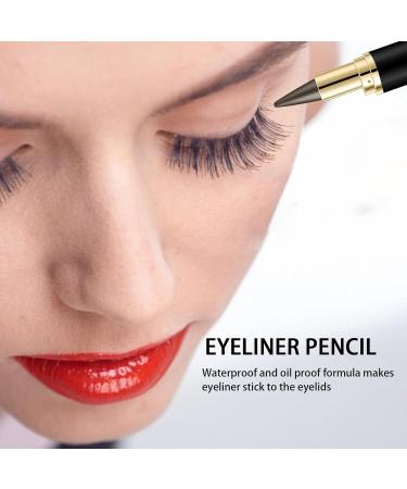 Black Gel Eyeliner - Black Eyeliner Gel Quick Drying | Longwear Eyeliner Gel Stick Makeup Eye-Liners Cream Eyeliner Tool Smudge Proof Eyeliner Pencil Frifer - Buy Online on GoSupps.com