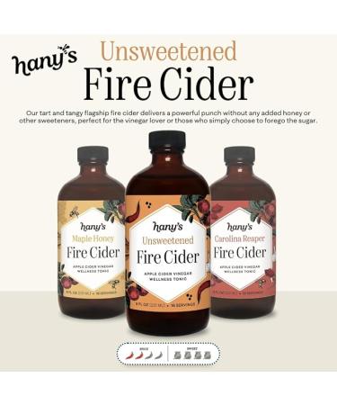 Hany's Harvest Unsweetened Fire Cider - Original Unsweetened - 16 Oz. - Buy Online on GoSupps.com