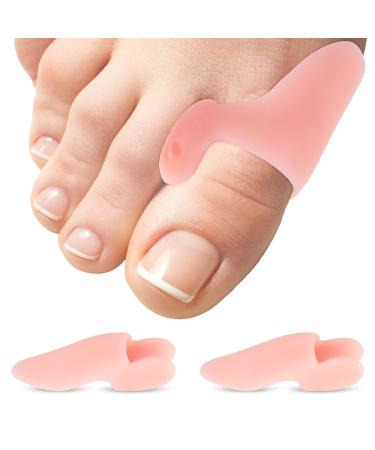 WLLHYF Bunion Cushion Protector Reusable Relief Guards 10 Pcs Toe Separator Washable Gel Shield Cushions Protects for Big Toe Foot Provide Relief Pain
