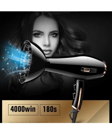 Professional Hair Dryer 2000W AC Motor Negative Ionic Technology Blow Dryer with 3 Heat & 2 Speed Setting and Cool Shot Button Concentrator Nozzle and Diffuser Included for Men and Women Gold Small Blue - Buy Online on GoSupps.com
