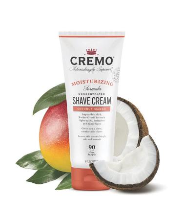 Cremo Coconut Mango Moisturizing Shave Cream - 6 Fl Oz (2 Pack) - Buy Online on GoSupps.com