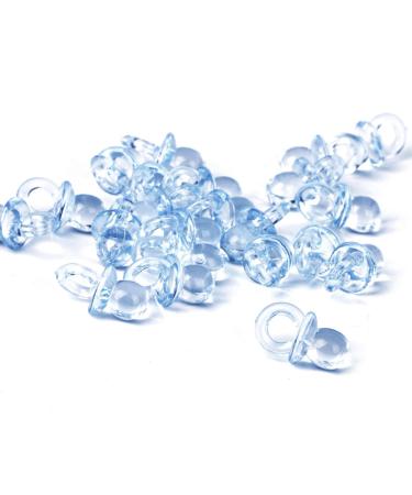 Buy Cutefly 50pcs Mini Blue Baby Shower Pacifiers - Perfect for Parties & Events - One Size - Buy Online on GoSupps.com
