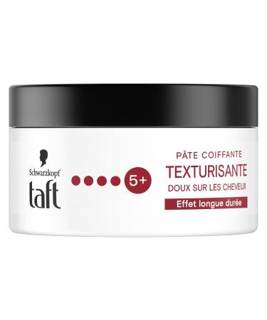 Schwarzkopf - Taft - Styling Paste - Carbon Texturizing Paste - Shine - Very Strong Hold - Gentle on Hair - Long-Lasting Hold - No Sticky Effect - Provitamin B5 Formula - 100 ml