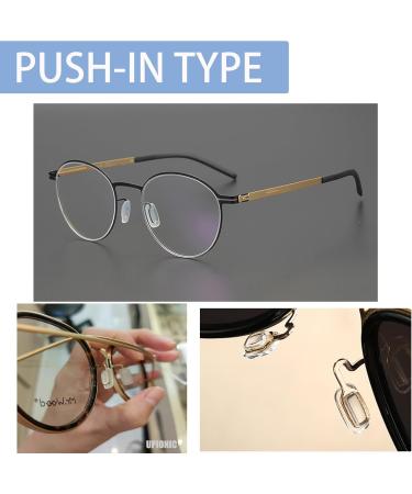 OPUGIT Silicone Nose Pads - Anti-Slip Rectangular Inserts | 5 Pairs Clear for Comfortable Eyewear - Buy Online on GoSupps.com