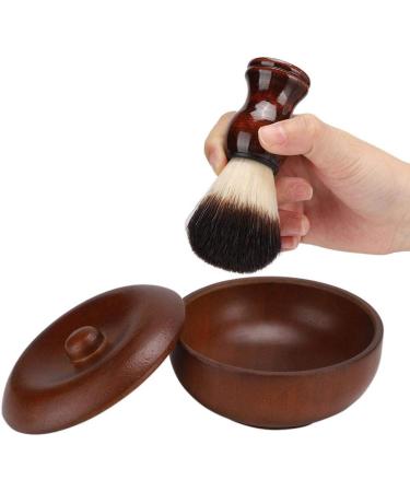 Badger Hair Shaving Brush & Soap Bowl Set - Premium Razor Foam Toolkit for Everyday Use - Buy Online on GoSupps.com