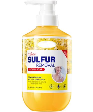  Generisch 2 x Sulphur Shower Gel 1000ml - Skin Care and Effectively Cleanses - Radiant Skin - Buy Online on GoSupps.com