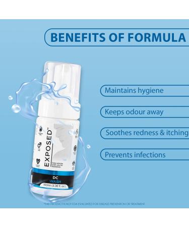 Buy EXPOSED Men s Intimate Wash with Ayurveda Extracts | pH Balanced Foaming Cleanser - Alcohol & Paraben Free - 100ml | International Shipping Available - Buy Online on GoSupps.com